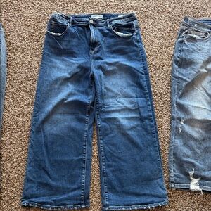 Classic Blue Wide-Leg Women's Jeans